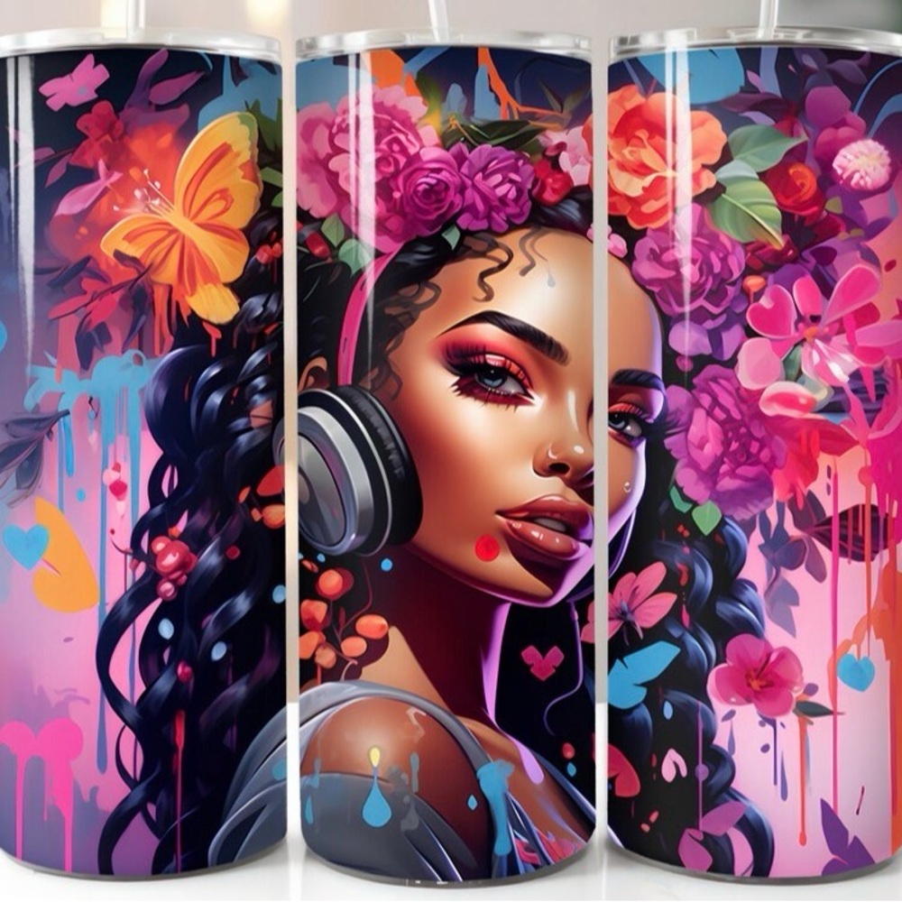 Floral Tumbler great designs NEW